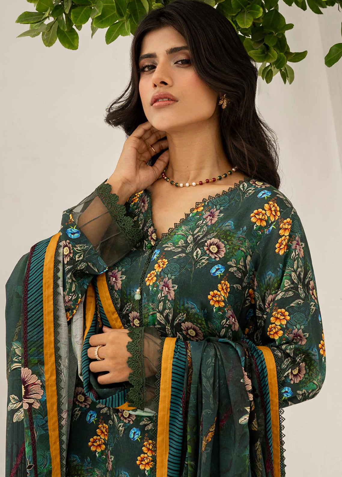 Resham By Firdous Textile Printed Linen Suits Unstitched 3 Piece - FF24RL 910 Resham By Firdous Textile Printed Linen Suits Unstitched 3 Piece - FF24RL 910