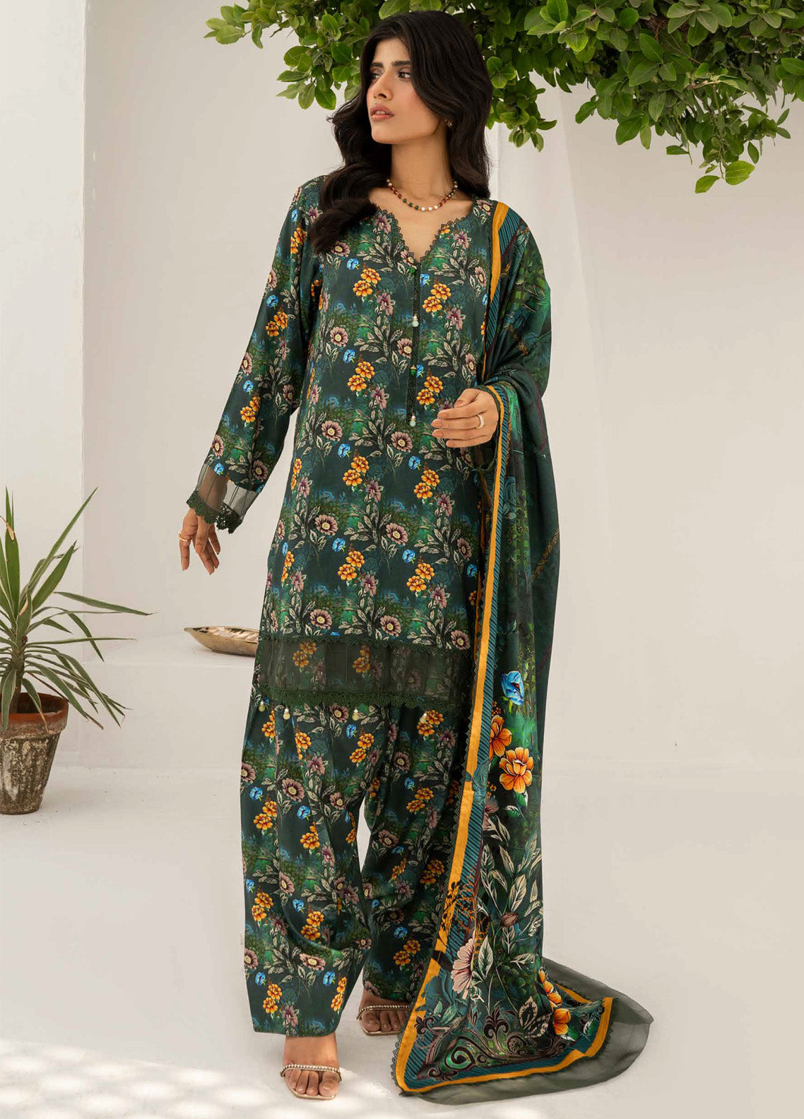 Resham By Firdous Textile Printed Linen Suits Unstitched 3 Piece - FF24RL 910 Resham By Firdous Textile Printed Linen Suits Unstitched 3 Piece - FF24RL 910