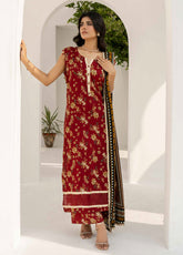 Resham By Firdous Textile Printed Linen Suits Unstitched 3 Piece - FF24RL 911