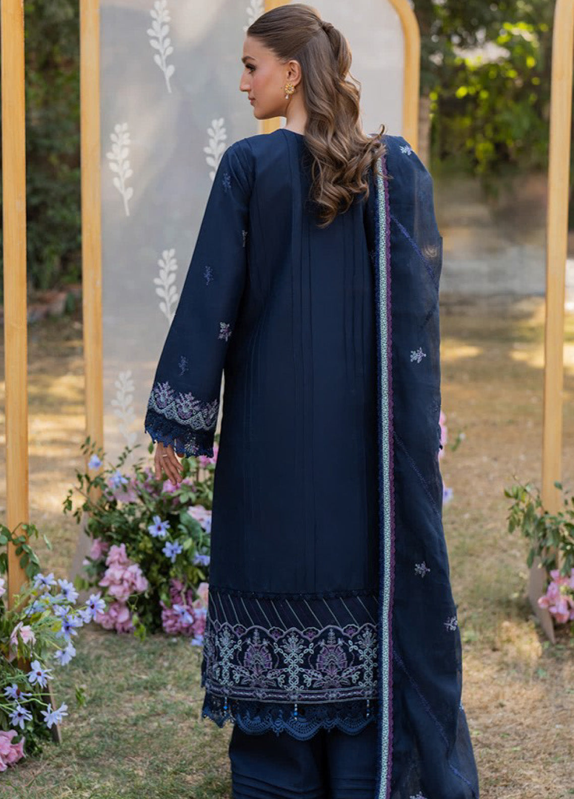 Reveerie by Florent Embroidered Chikankari Lawn Suits Unstitched 3 Piece - FL25RCL FLC-07 Reveerie by Florent Embroidered Chikankari Lawn Suits Unstitched 3 Piece - FL25RCL FLC-07