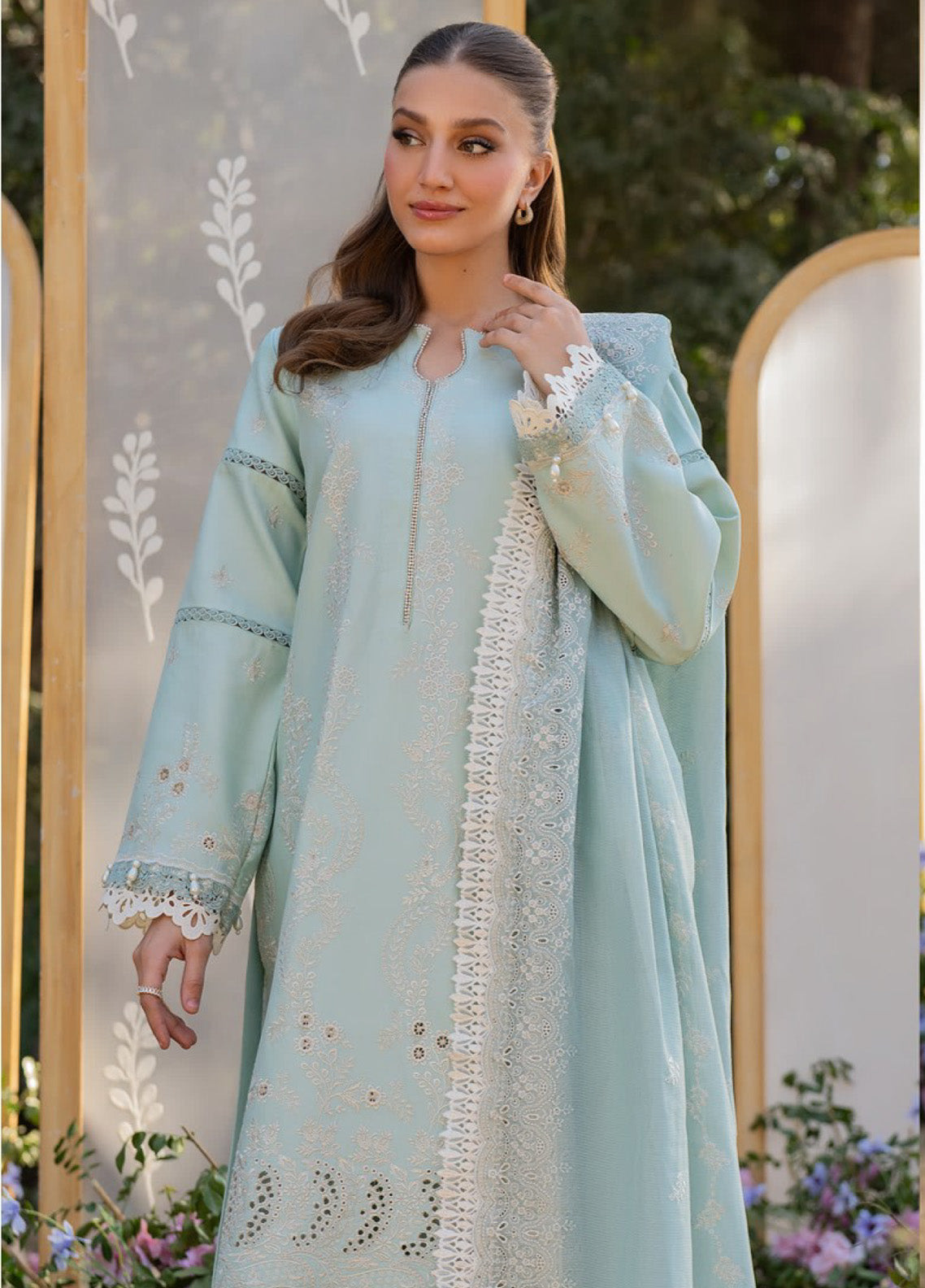 Reveerie by Florent Embroidered Chikankari Lawn Suits Unstitched 3 Piece - FL25RCL FLC-1A Reveerie by Florent Embroidered Chikankari Lawn Suits Unstitched 3 Piece - FL25RCL FLC-1A