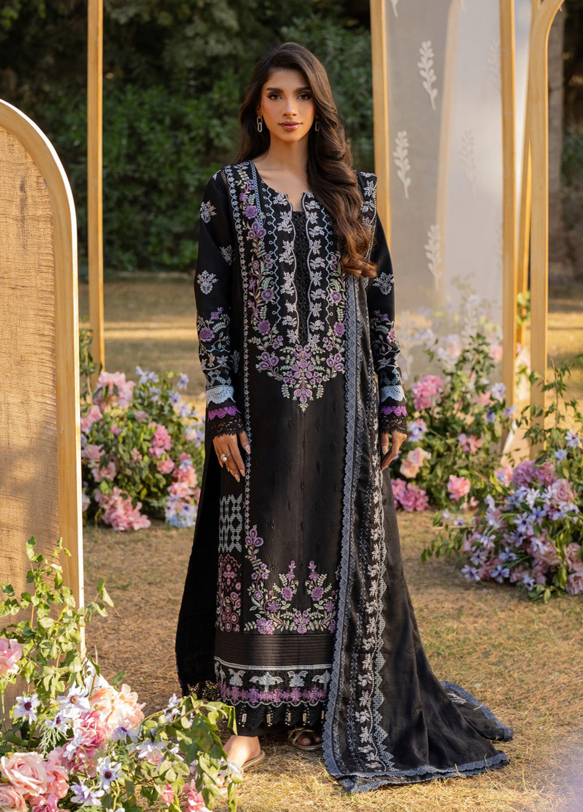 Reveerie by Florent Embroidered Chikankari Lawn Suits Unstitched 3 Piece - FL25RCL FLC-2A Reveerie by Florent Embroidered Chikankari Lawn Suits Unstitched 3 Piece - FL25RCL FLC-2A