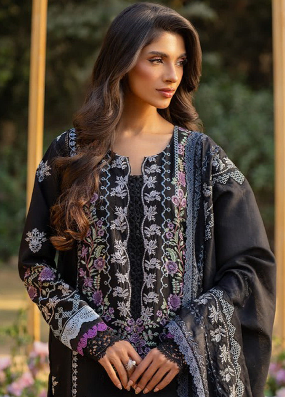 Reveerie by Florent Embroidered Chikankari Lawn Suits Unstitched 3 Piece - FL25RCL FLC-2A Reveerie by Florent Embroidered Chikankari Lawn Suits Unstitched 3 Piece - FL25RCL FLC-2A