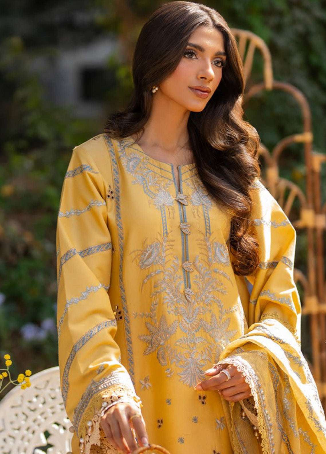 Reveerie by Florent Embroidered Chikankari Lawn Suits Unstitched 3 Piece - FL25RCL FLC-3A Reveerie by Florent Embroidered Chikankari Lawn Suits Unstitched 3 Piece - FL25RCL FLC-3A