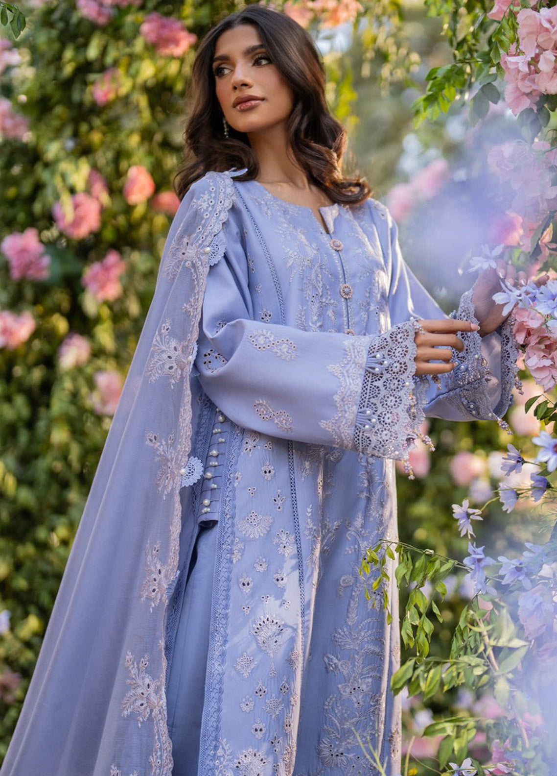 Reveerie by Florent Embroidered Chikankari Lawn Suits Unstitched 3 Piece - FL25RCL FLC-4A Reveerie by Florent Embroidered Chikankari Lawn Suits Unstitched 3 Piece - FL25RCL FLC-4A