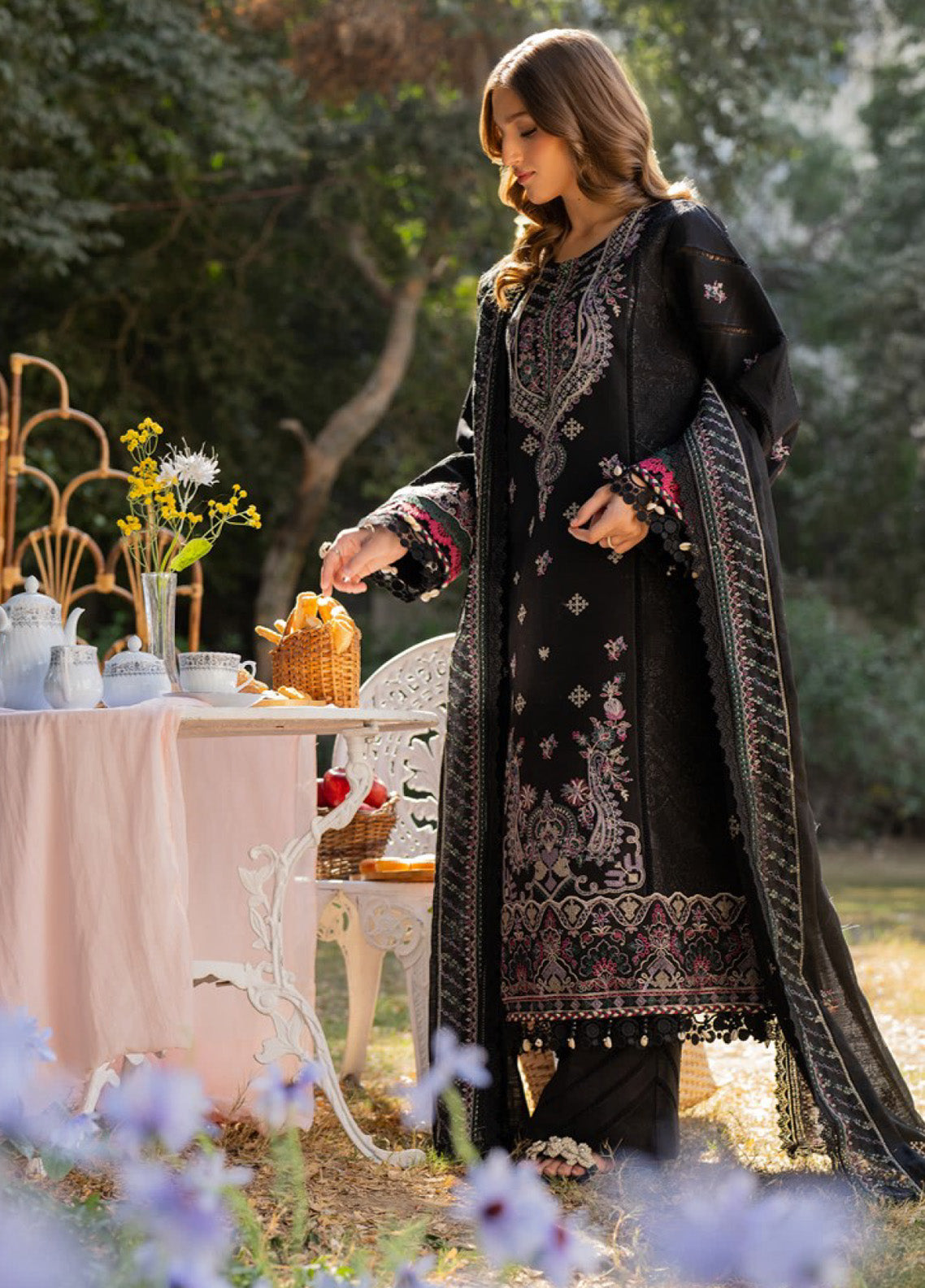 Reveerie by Florent Embroidered Chikankari Lawn Suits Unstitched 3 Piece - FL25RCL FLC-6A Reveerie by Florent Embroidered Chikankari Lawn Suits Unstitched 3 Piece - FL25RCL FLC-6A