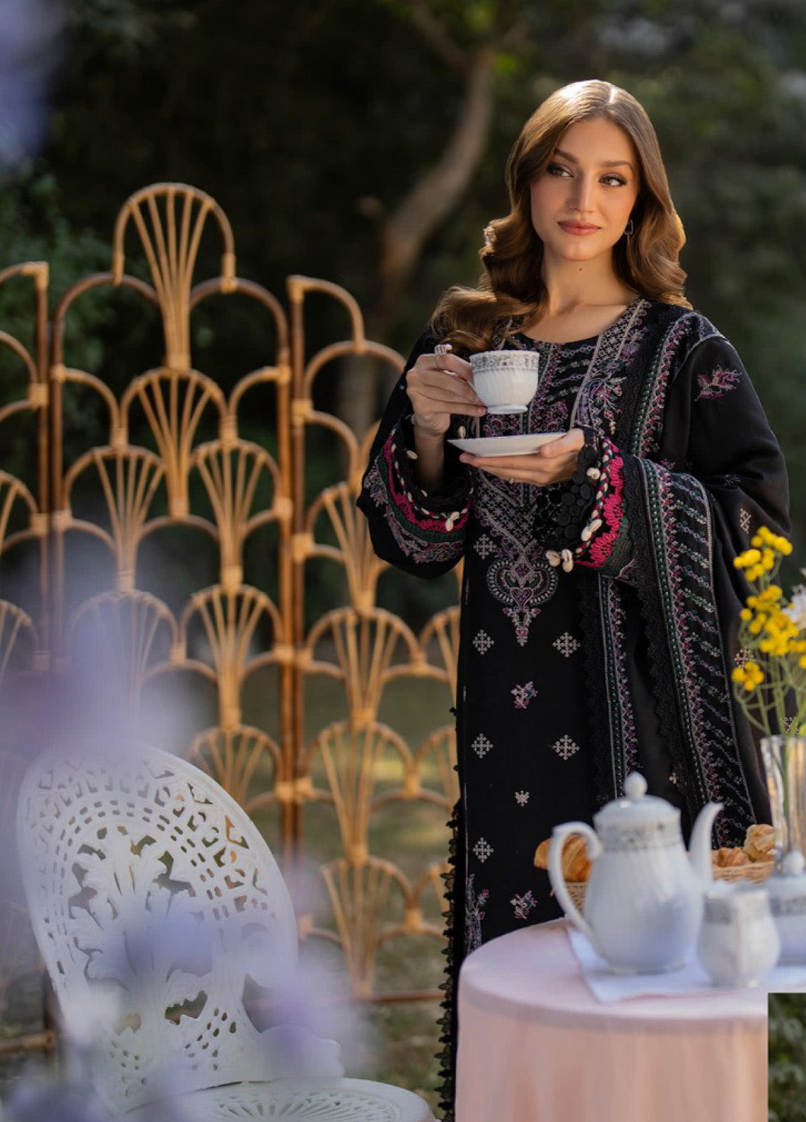 Reveerie by Florent Embroidered Chikankari Lawn Suits Unstitched 3 Piece - FL25RCL FLC-6A Reveerie by Florent Embroidered Chikankari Lawn Suits Unstitched 3 Piece - FL25RCL FLC-6A