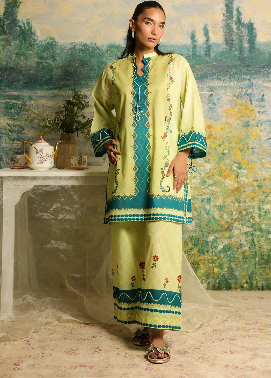 Rhea By Sahar Digital Printed Lawn 2 Piece Unstitched Shirt & Trouser S26RDPL D-27 CITRUS WEAVE Rhea By Sahar Digital Printed Lawn 2 Piece Unstitched Shirt & Trouser S26RDPL D-27 CITRUS WEAVE