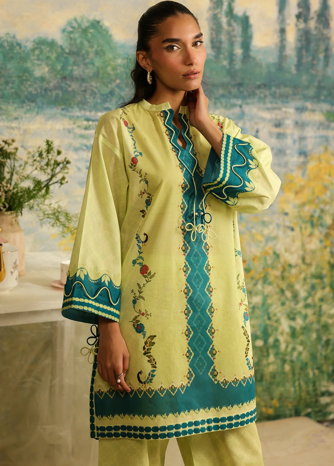 Rhea By Sahar Digital Printed Lawn 2 Piece Unstitched Shirt & Trouser S26RDPL D-27 CITRUS WEAVE Rhea By Sahar Digital Printed Lawn 2 Piece Unstitched Shirt & Trouser S26RDPL D-27 CITRUS WEAVE