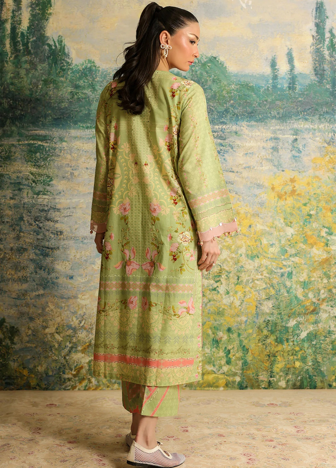 Rhea By Sahar Digital Printed Lawn 2 Piece Unstitched Shirt & Trouser S26RDPL D-28 OLIVE BLUSH Rhea By Sahar Digital Printed Lawn 2 Piece Unstitched Shirt & Trouser S26RDPL D-28 OLIVE BLUSH