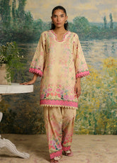 Rhea By Sahar Digital Printed Lawn 2 Piece Unstitched Shirt & Trouser S26RDPL D-29 PETAL TAPESTRY