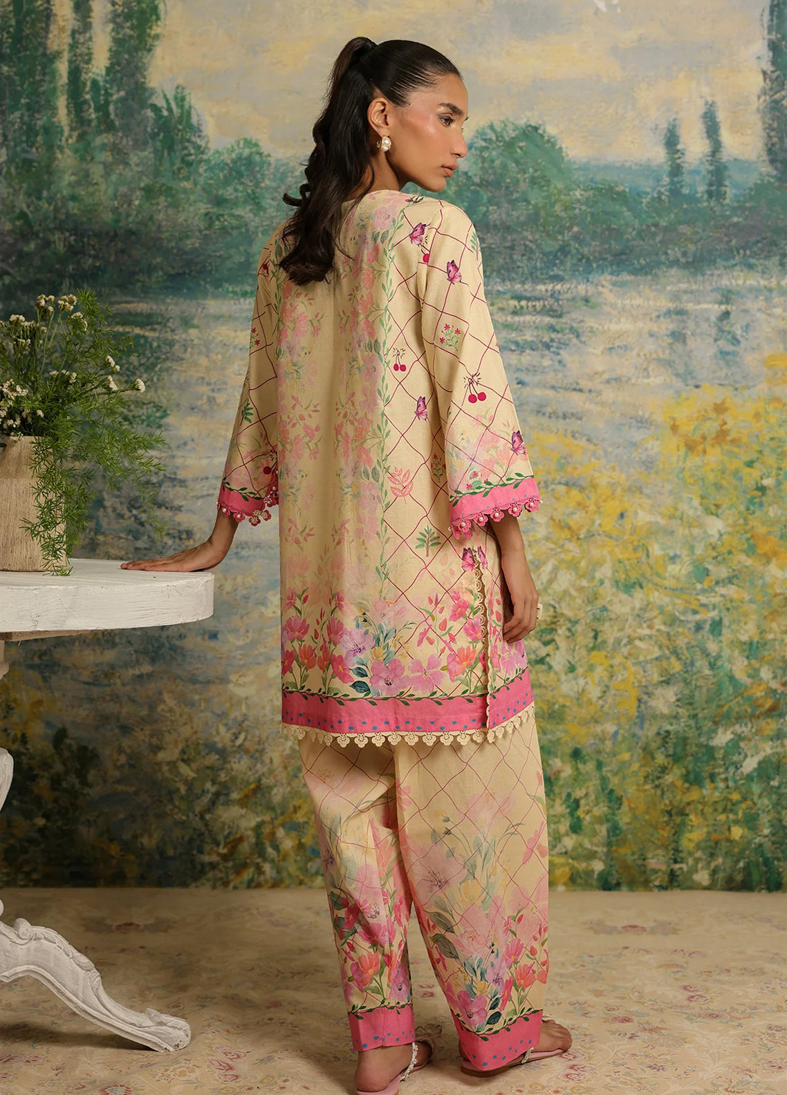 Rhea By Sahar Digital Printed Lawn 2 Piece Unstitched Shirt & Trouser S26RDPL D-29 PETAL TAPESTRY Rhea By Sahar Digital Printed Lawn 2 Piece Unstitched Shirt & Trouser S26RDPL D-29 PETAL TAPESTRY