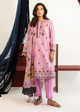 Rhea By Sahar Digital Printed Lawn 3 Piece Unstitched Suit S26RDPL D-12 MAUVE TAPESTRY