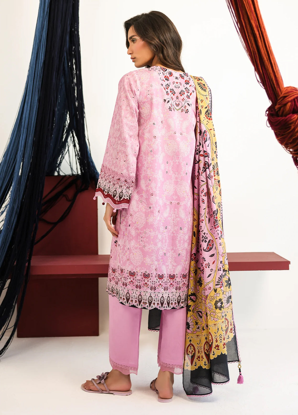Rhea By Sahar Digital Printed Lawn 3 Piece Unstitched Suit S26RDPL D-12 MAUVE TAPESTRY Rhea By Sahar Digital Printed Lawn 3 Piece Unstitched Suit S26RDPL D-12 MAUVE TAPESTRY