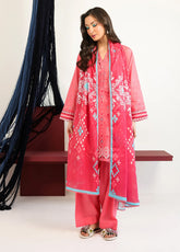 Rhea By Sahar Digital Printed Lawn 3 Piece Unstitched Suit S26RDPL D-15 PETAL DRIFT