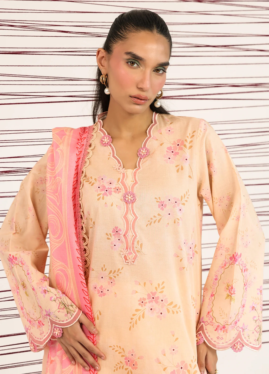 Rhea By Sahar Digital Printed Lawn 3 Piece Unstitched Suit S26RDPL D-16 SANDSTONE BLOOM Rhea By Sahar Digital Printed Lawn 3 Piece Unstitched Suit S26RDPL D-16 SANDSTONE BLOOM