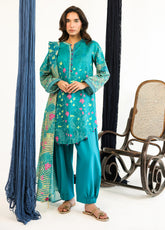 Rhea By Sahar Digital Printed Lawn 3 Piece Unstitched Suit S26RDPL D-20 APRICOT WHISPER