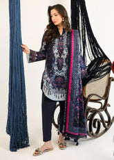 Rhea By Sahar Digital Printed Lawn 3 Piece Unstitched Suit S26RDPL D-23 MIDNIGHT FABLE