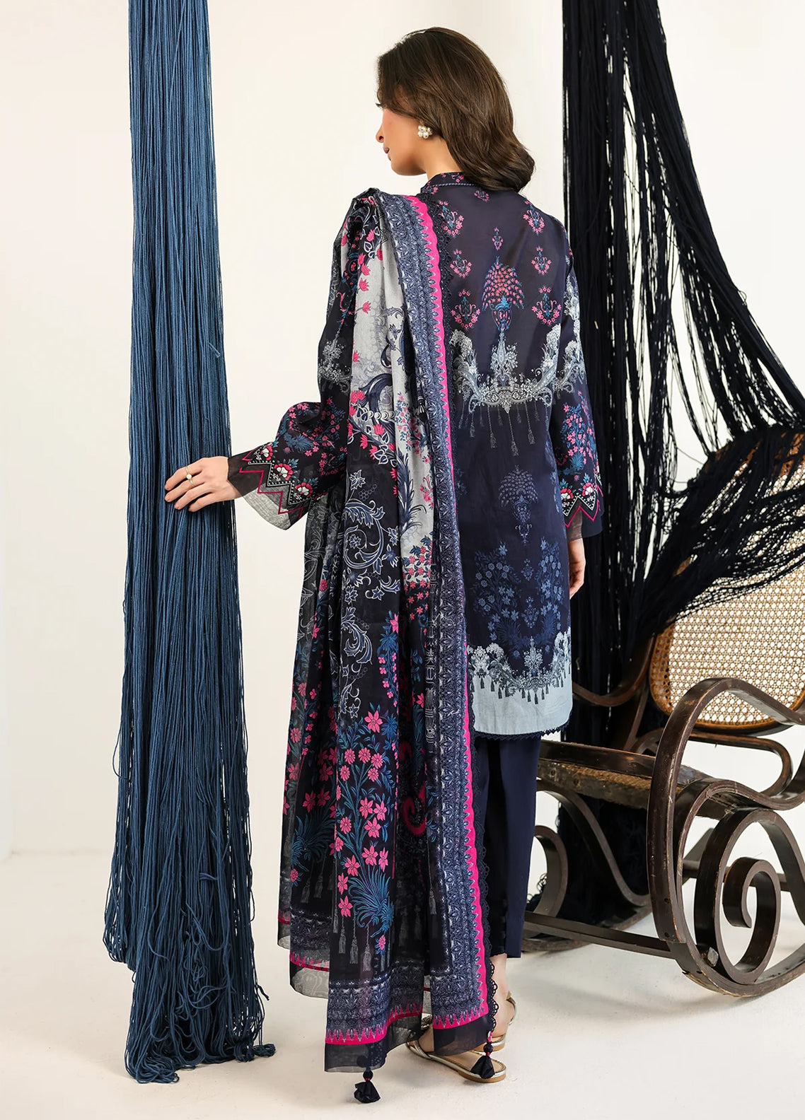 Rhea By Sahar Digital Printed Lawn 3 Piece Unstitched Suit S26RDPL D-23 MIDNIGHT FABLE Rhea By Sahar Digital Printed Lawn 3 Piece Unstitched Suit S26RDPL D-23 MIDNIGHT FABLE