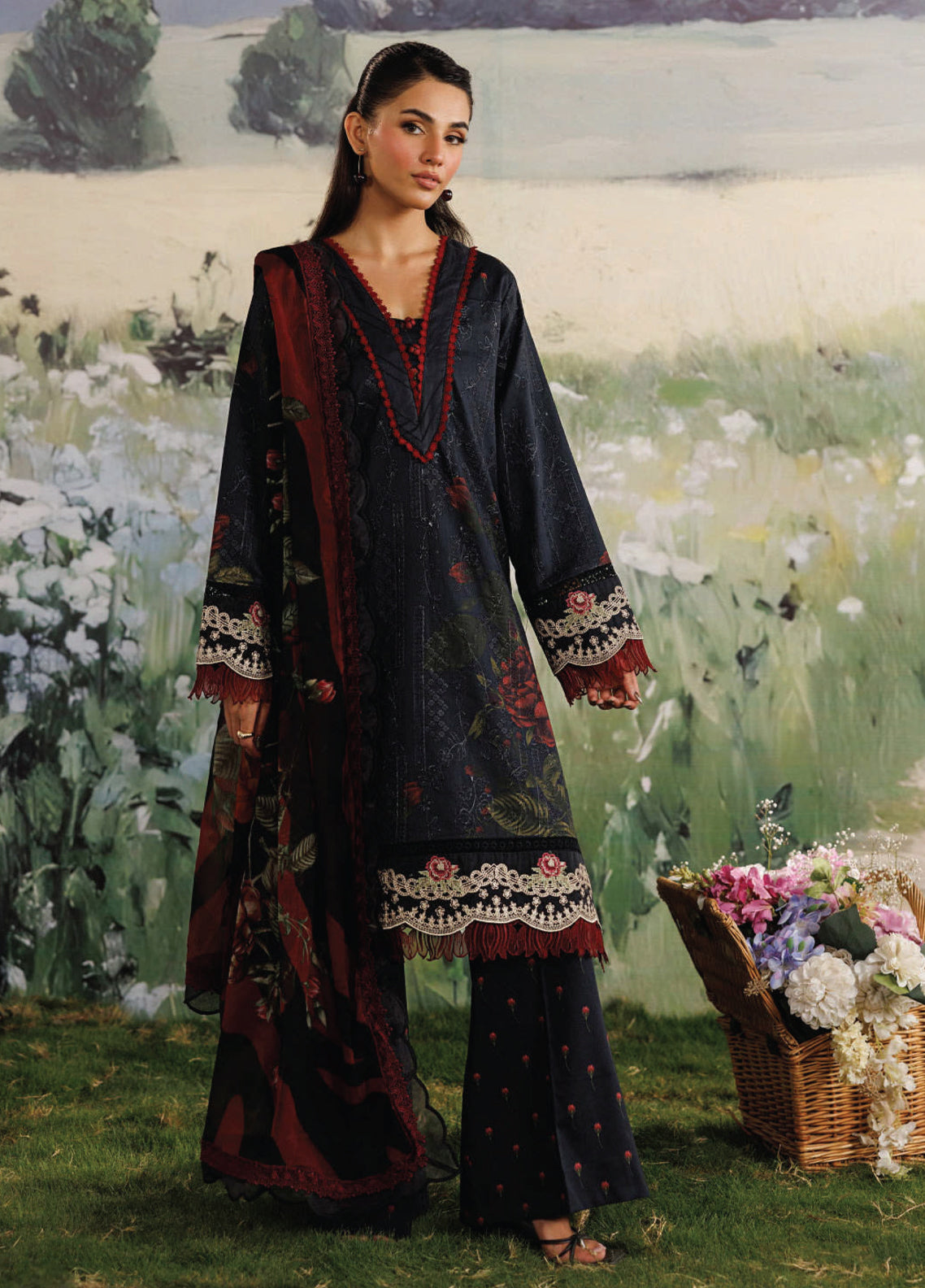 Rimjhim By Zarqash The Moonsoon Embroidered Pima Lawn 3 Piece Unstitched Suit ZQ26RTME D-ZQ001 BAHAR Rimjhim By Zarqash The Moonsoon Embroidered Pima Lawn 3 Piece Unstitched Suit ZQ26RTME D-ZQ001 BAHAR
