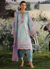 Rimjhim By Zarqash The Moonsoon Embroidered Pima Lawn 3 Piece Unstitched Suit ZQ26RTME D-ZQ001 SHABNAM