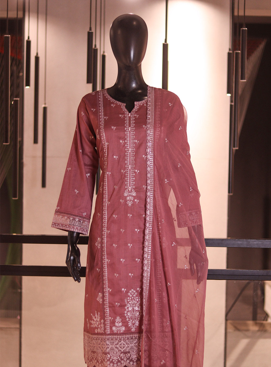 Rivaaj Embroidered Cotton 3 Piece Stitched Suit RJ26EC D-474 NEST Dark Lilac Rivaaj Embroidered Cotton 3 Piece Stitched Suit RJ26EC D-474 NEST Dark Lilac