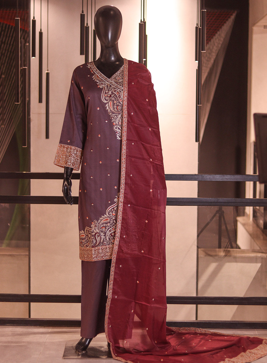 Rivaaj Embroidered Cotton 3 Piece Stitched Suit RJ26EC D-475 SAPPHIRE Multi Rivaaj Embroidered Cotton 3 Piece Stitched Suit RJ26EC D-475 SAPPHIRE Multi