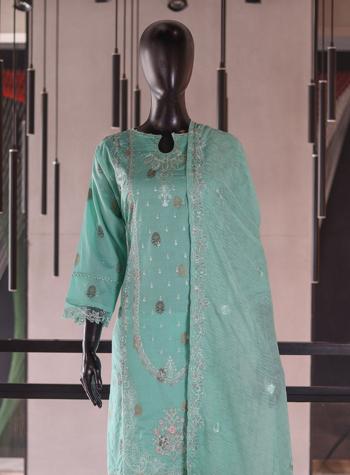 Rivaaj Embroidered Cotton 3 Piece Stitched Suit RJ26EC D-491 PEANUT SLUB Sea Green Rivaaj Embroidered Cotton 3 Piece Stitched Suit RJ26EC D-491 PEANUT SLUB Sea Green