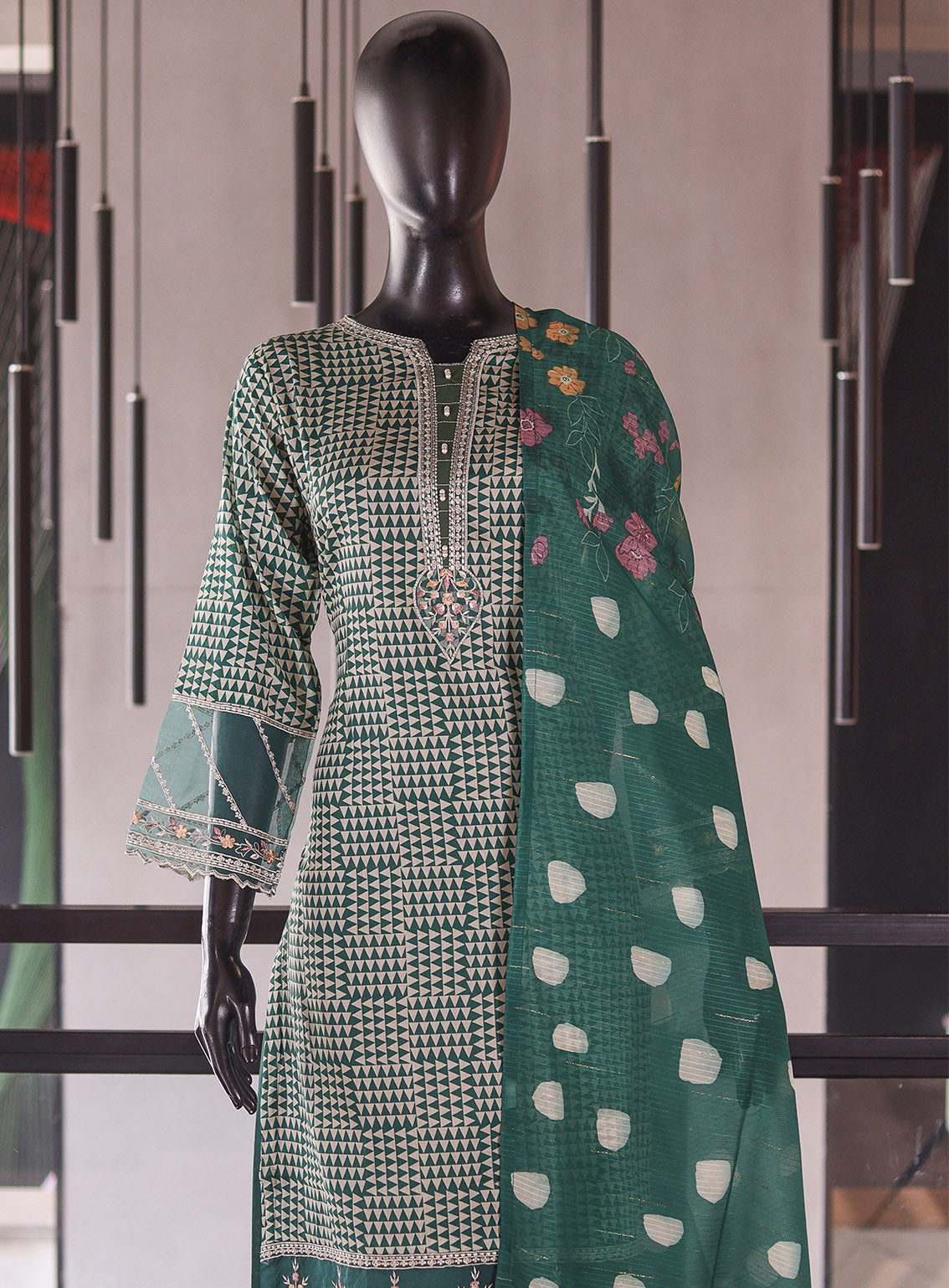Rivaaj Embroidered Lawn 3 Piece Stitched Suit RJ26EP D-02-BGN Rivaaj Embroidered Lawn 3 Piece Stitched Suit RJ26EP D-02-BGN
