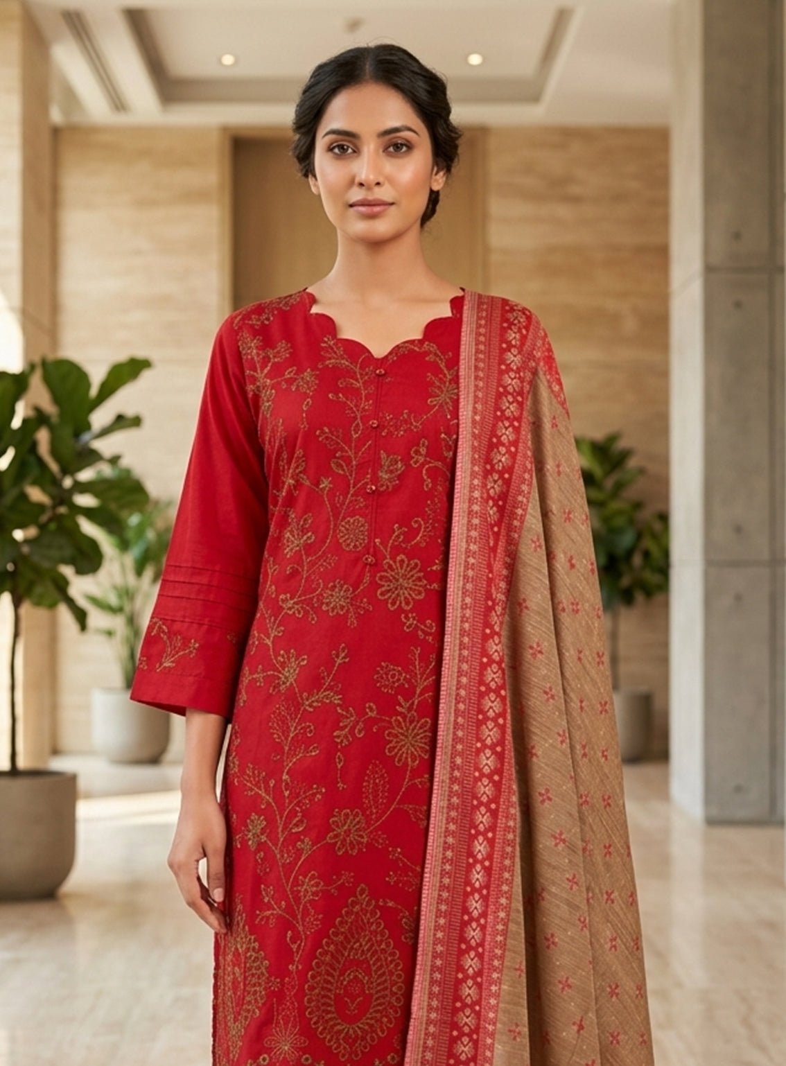 Rivaaj Embroidered Lawn 3 Piece Stitched Suit RJ26EP D-06-PK Rivaaj Embroidered Lawn 3 Piece Stitched Suit RJ26EP D-06-PK