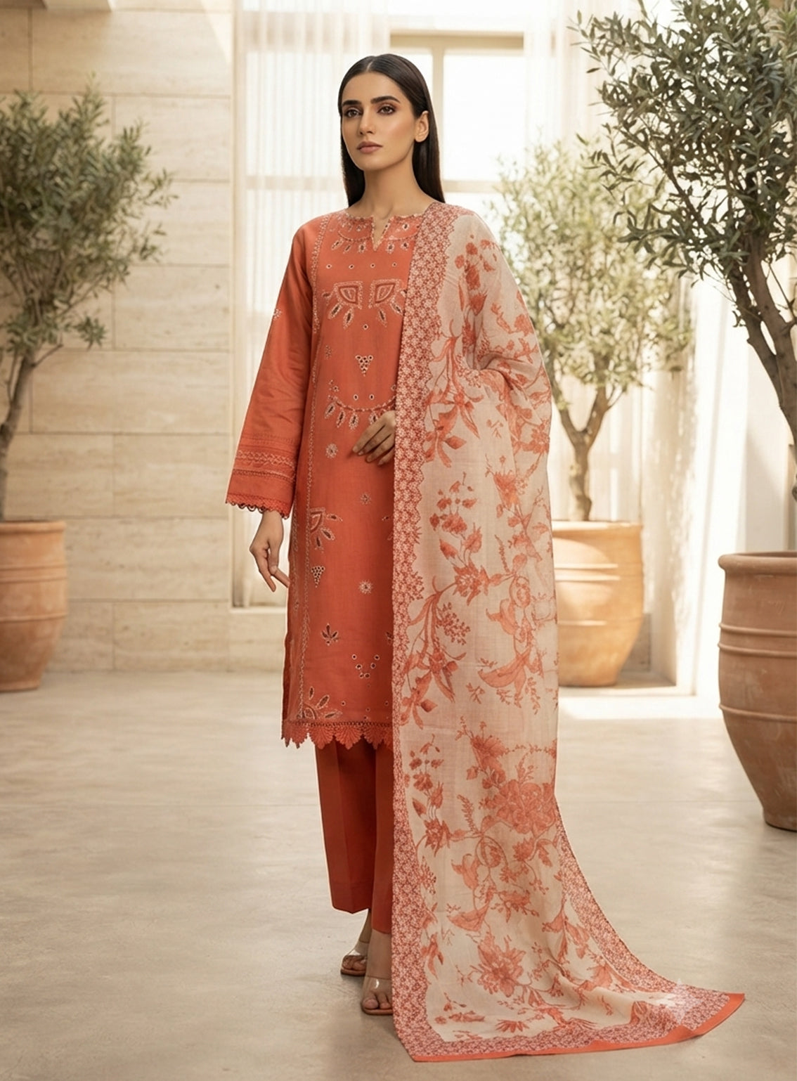 Rivaaj Embroidered Lawn 3 Piece Stitched Suit RJ26EP D-08-PC Rivaaj Embroidered Lawn 3 Piece Stitched Suit RJ26EP D-08-PC
