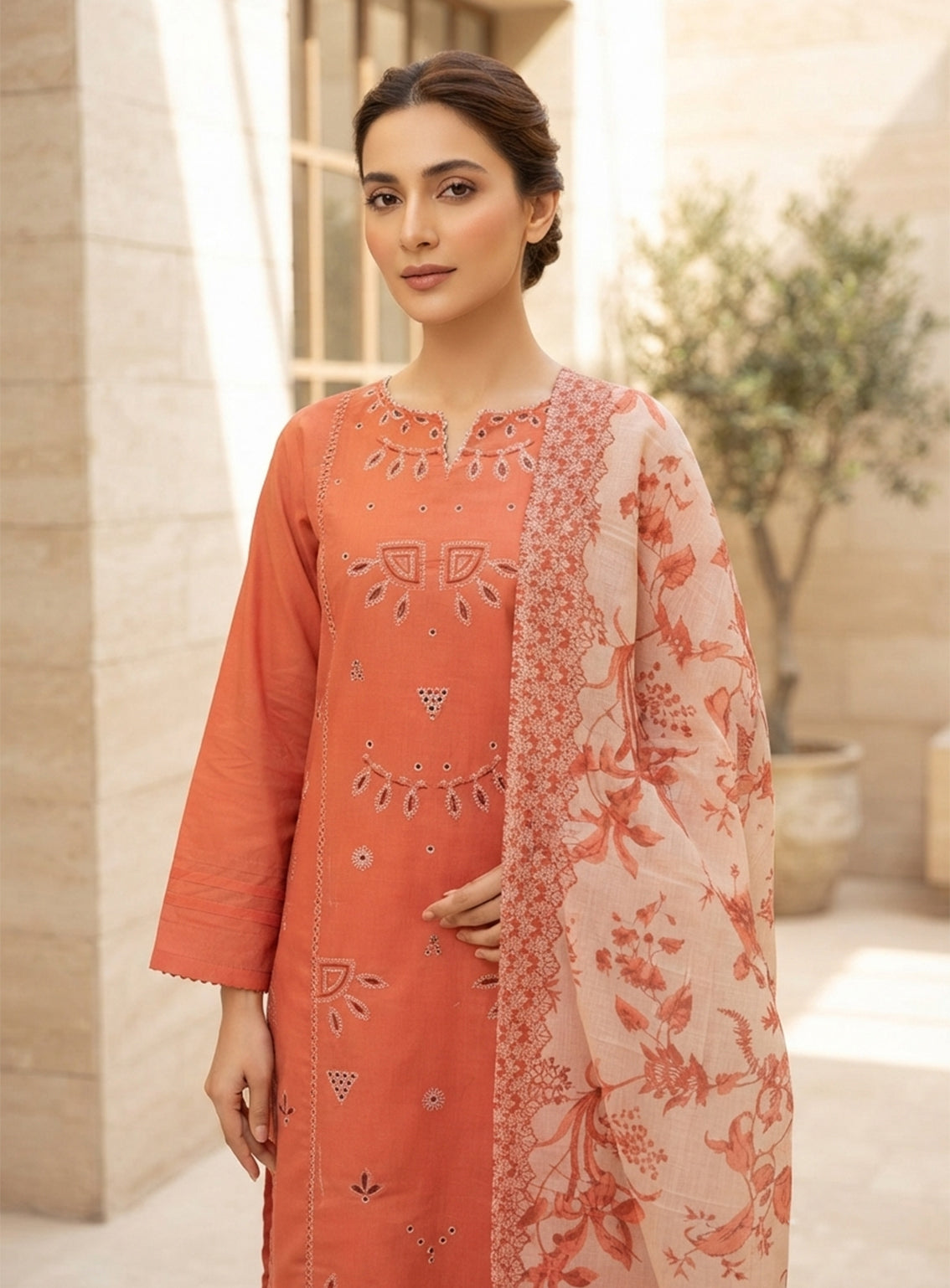 Rivaaj Embroidered Lawn 3 Piece Stitched Suit RJ26EP D-08-PC Rivaaj Embroidered Lawn 3 Piece Stitched Suit RJ26EP D-08-PC