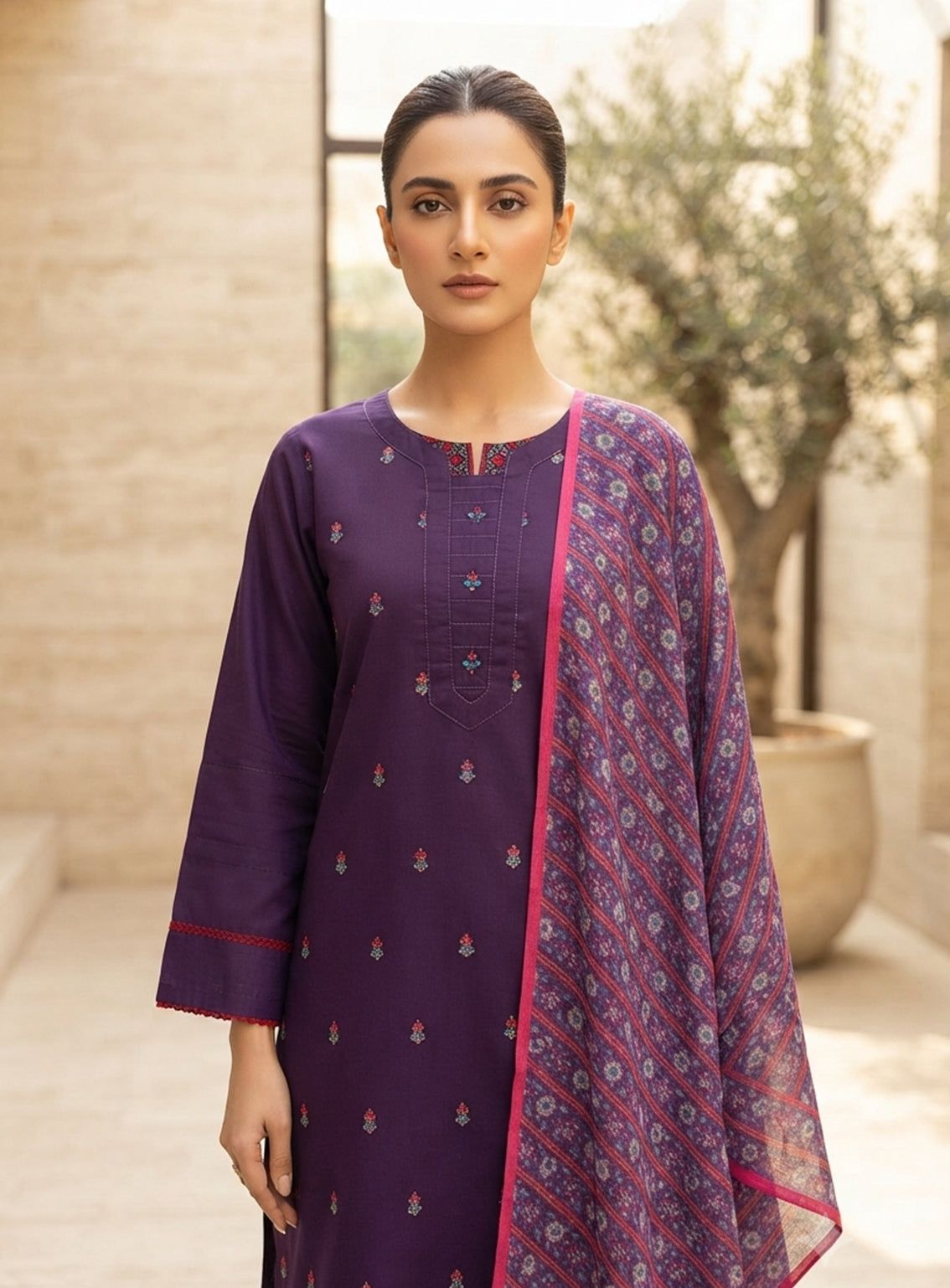 Rivaaj Embroidered Lawn 3 Piece Stitched Suit RJ26EP D-09-PP Rivaaj Embroidered Lawn 3 Piece Stitched Suit RJ26EP D-09-PP