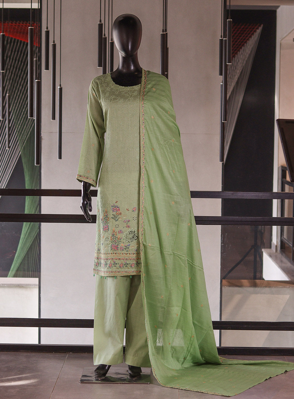 Rivaaj Embroidered Lawn 3 Piece Stitched Suit RJ26EP D-AC1-4-PS Rivaaj Embroidered Lawn 3 Piece Stitched Suit RJ26EP D-AC1-4-PS