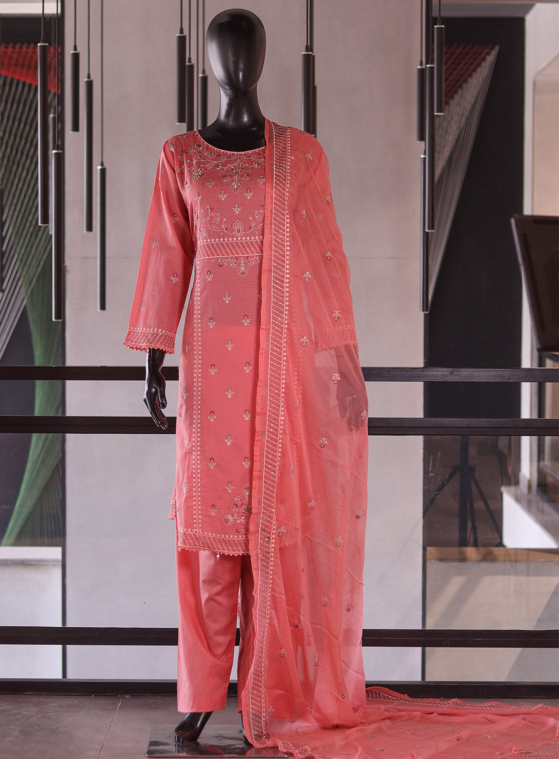 Rivaaj Embroidered Lawn 3 Piece Stitched Suit RJ26EP D-C419-PH Rivaaj Embroidered Lawn 3 Piece Stitched Suit RJ26EP D-C419-PH