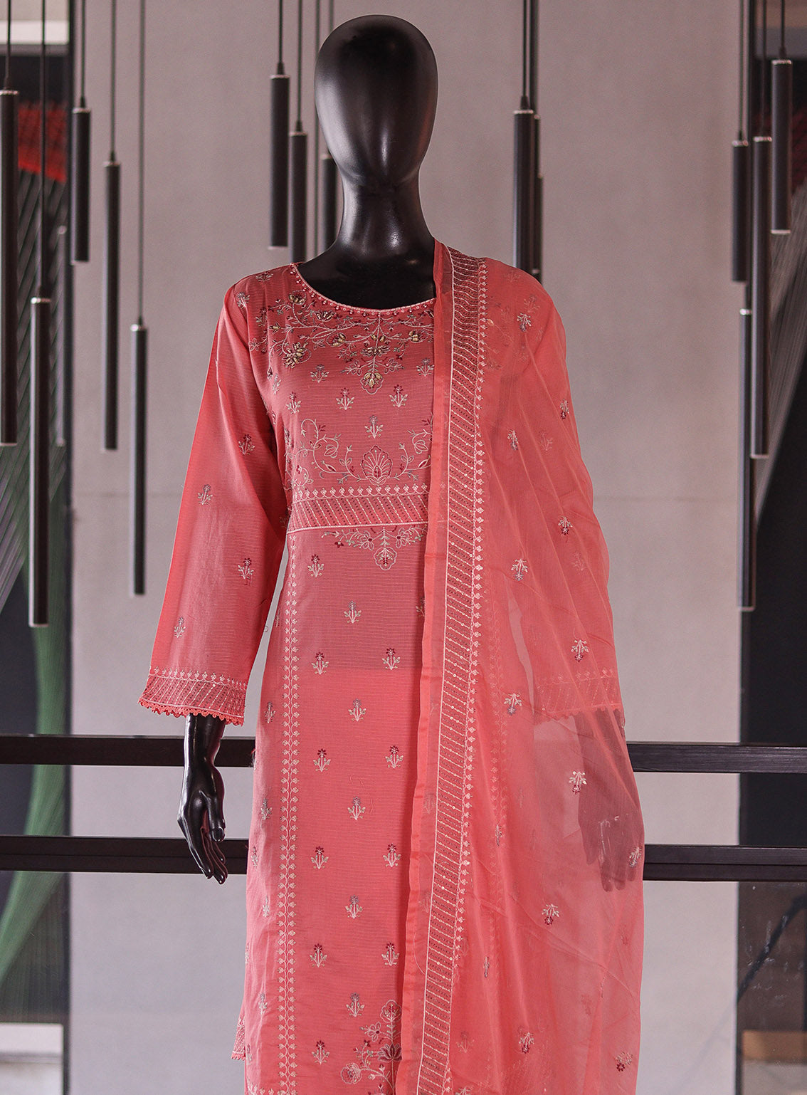 Rivaaj Embroidered Lawn 3 Piece Stitched Suit RJ26EP D-C419-PH Rivaaj Embroidered Lawn 3 Piece Stitched Suit RJ26EP D-C419-PH