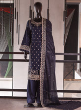 Rivaaj Embroidered Lawn 3 Piece Stitched Suit RJ26EP D-C438-DBL