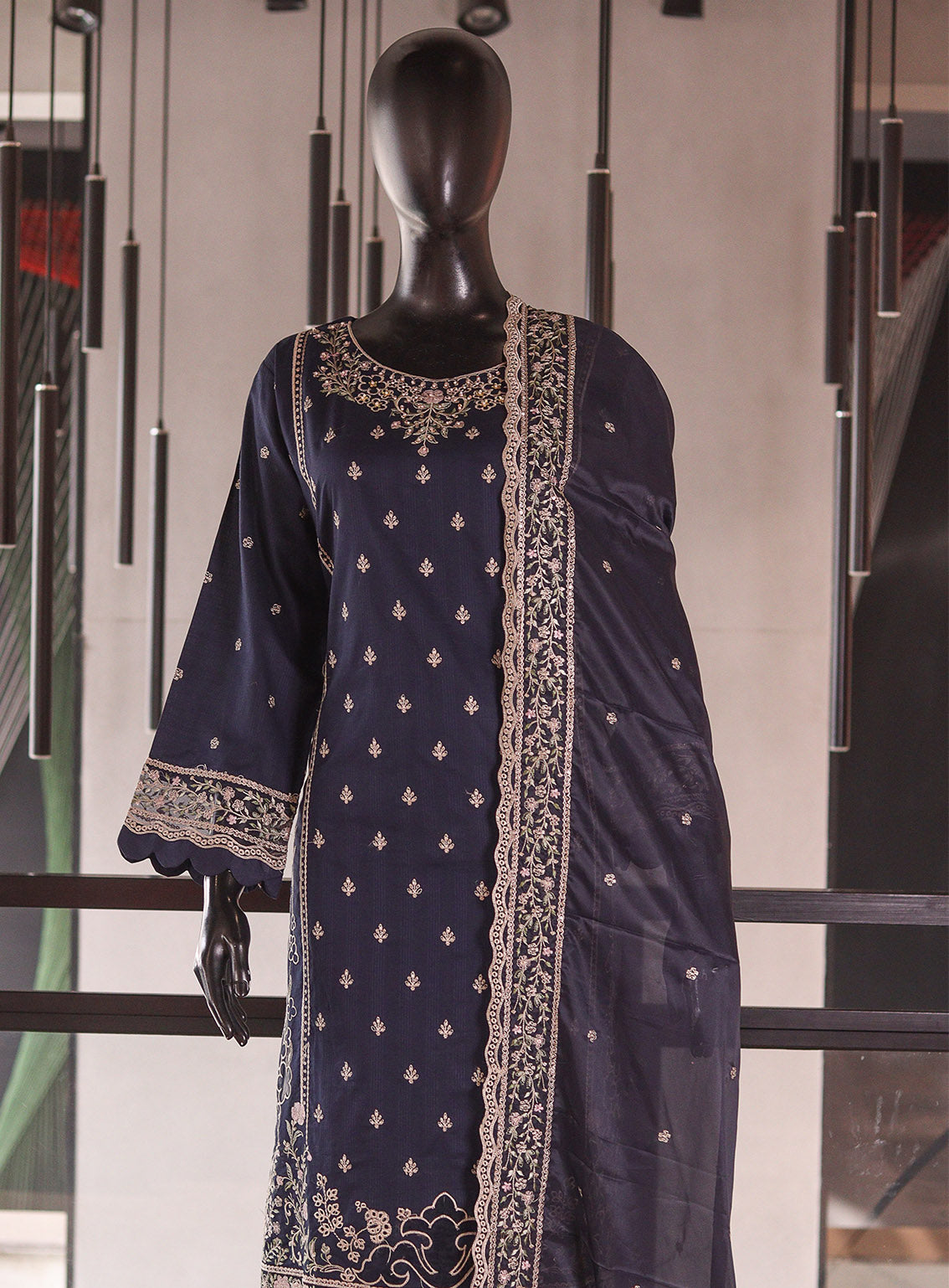 Rivaaj Embroidered Lawn 3 Piece Stitched Suit RJ26EP D-C438-DBL Rivaaj Embroidered Lawn 3 Piece Stitched Suit RJ26EP D-C438-DBL