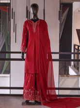 Rivaaj Embroidered Lawn 3 Piece Stitched Suit RJ26EP D-RJ-25-MN