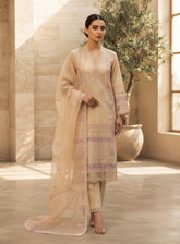 Rivaaj Embroidered Organza 3 Piece Stitched Suit RJ26EP D-21A-SK