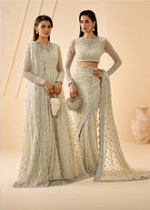 Riwayat By Zarif Embroidered Net 3 Piece Unstitched Suit ZF26R D-ZRF-RC-01 ATASH