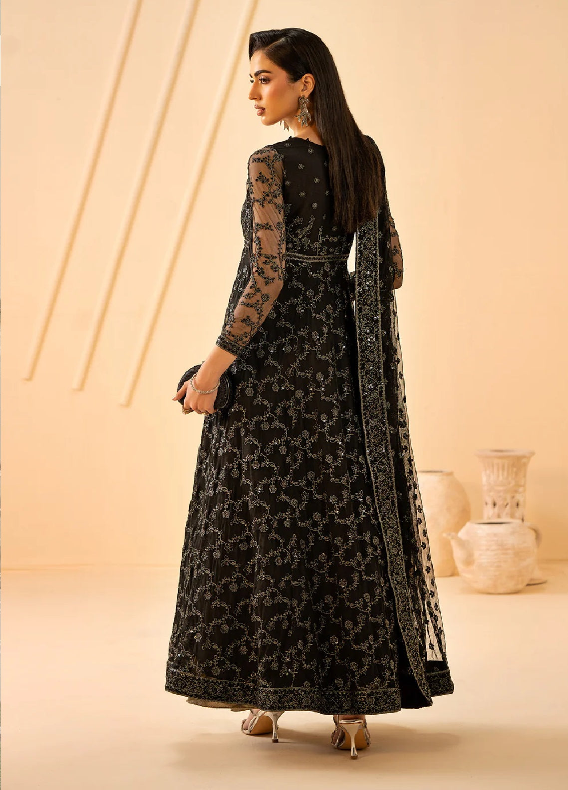 Riwayat By Zarif Embroidered Net 3 Piece Unstitched Suit ZF26R D-ZRF-RC-03 QATIM Riwayat By Zarif Embroidered Net 3 Piece Unstitched Suit ZF26R D-ZRF-RC-03 QATIM
