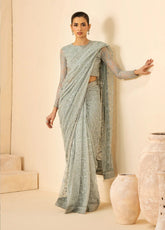 Riwayat By Zarif Embroidered Net 3 Piece Unstitched Suit ZF26R D-ZRF-RC-06 MINTARA