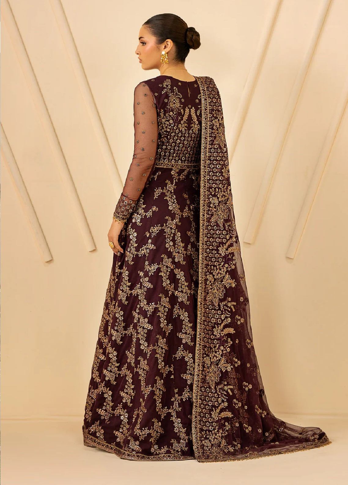 Riwayat By Zarif Embroidered Net 3 Piece Unstitched Suit ZF26R D-ZRF-RC-07 BAZM Riwayat By Zarif Embroidered Net 3 Piece Unstitched Suit ZF26R D-ZRF-RC-07 BAZM