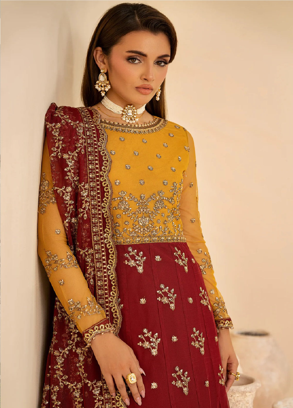 Riwayat By Zarif Embroidered Net 3 Piece Unstitched Suit ZF26R D-ZRF-RC-08 ASTRA Riwayat By Zarif Embroidered Net 3 Piece Unstitched Suit ZF26R D-ZRF-RC-08 ASTRA