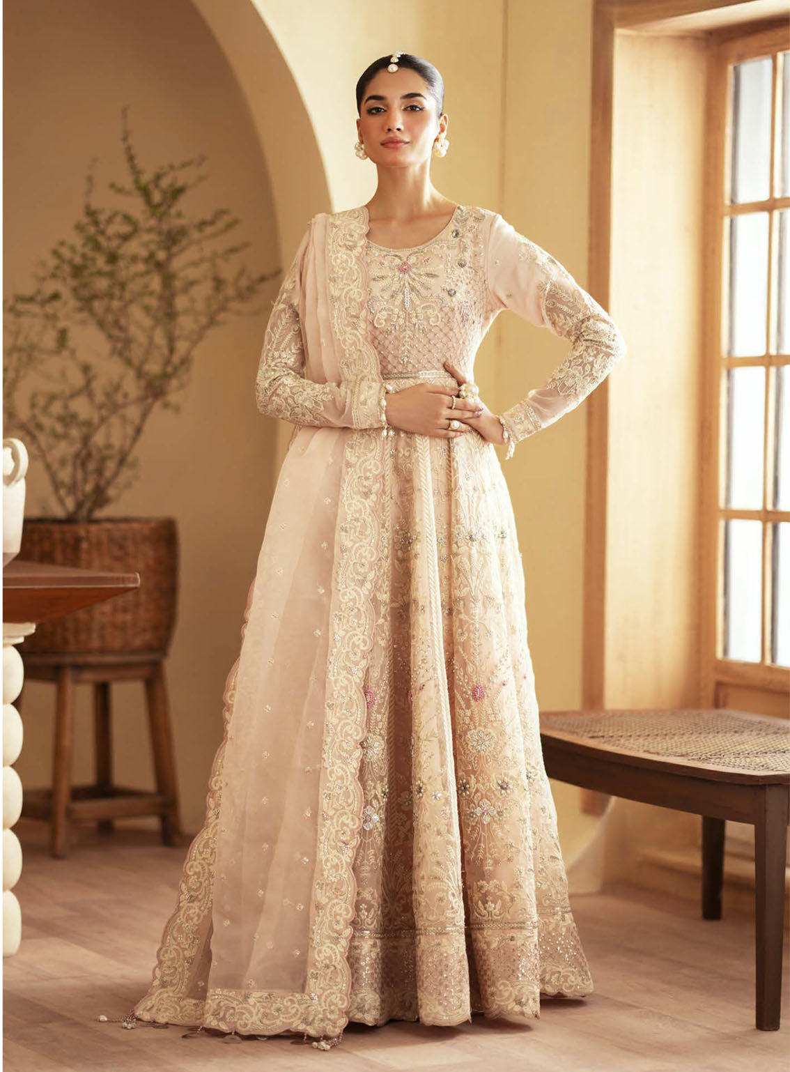 Romansiyyah By Emaan Adeel Embroidered Organza Suits Unstitched 3 Piece - EA24RF FAATIN Romansiyyah By Emaan Adeel Embroidered Organza Suits Unstitched 3 Piece - EA24RF FAATIN