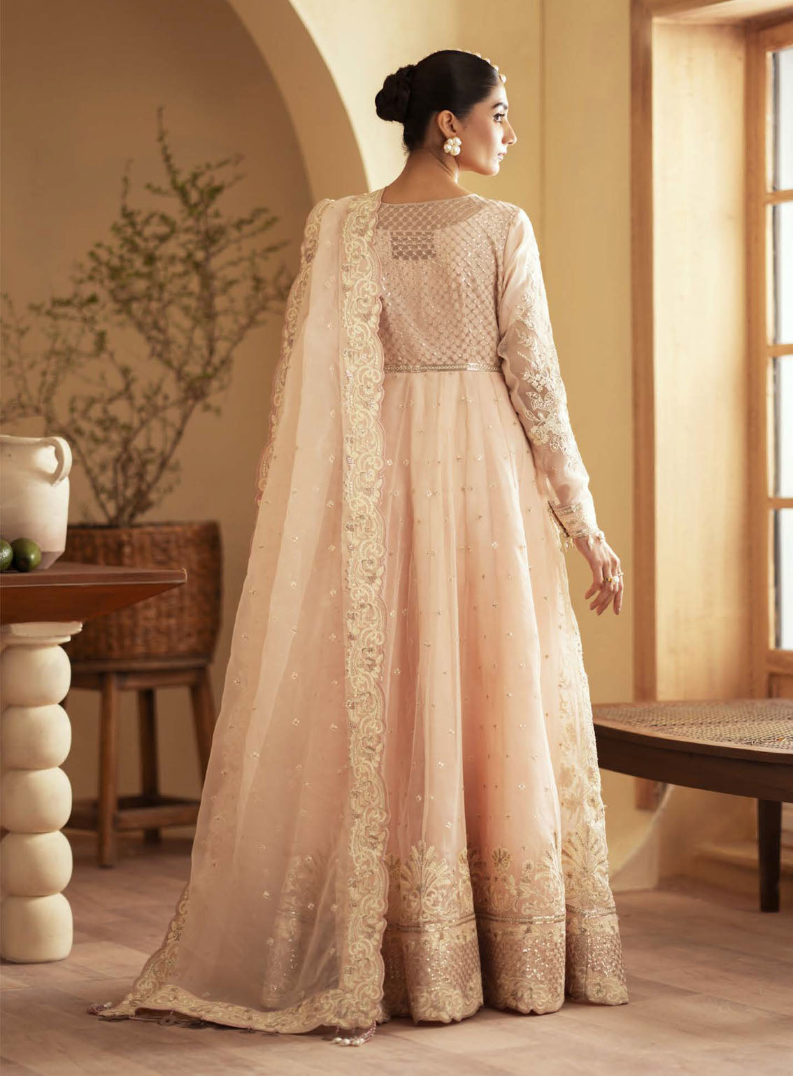 Romansiyyah By Emaan Adeel Embroidered Organza Suits Unstitched 3 Piece - EA24RF FAATIN Romansiyyah By Emaan Adeel Embroidered Organza Suits Unstitched 3 Piece - EA24RF FAATIN