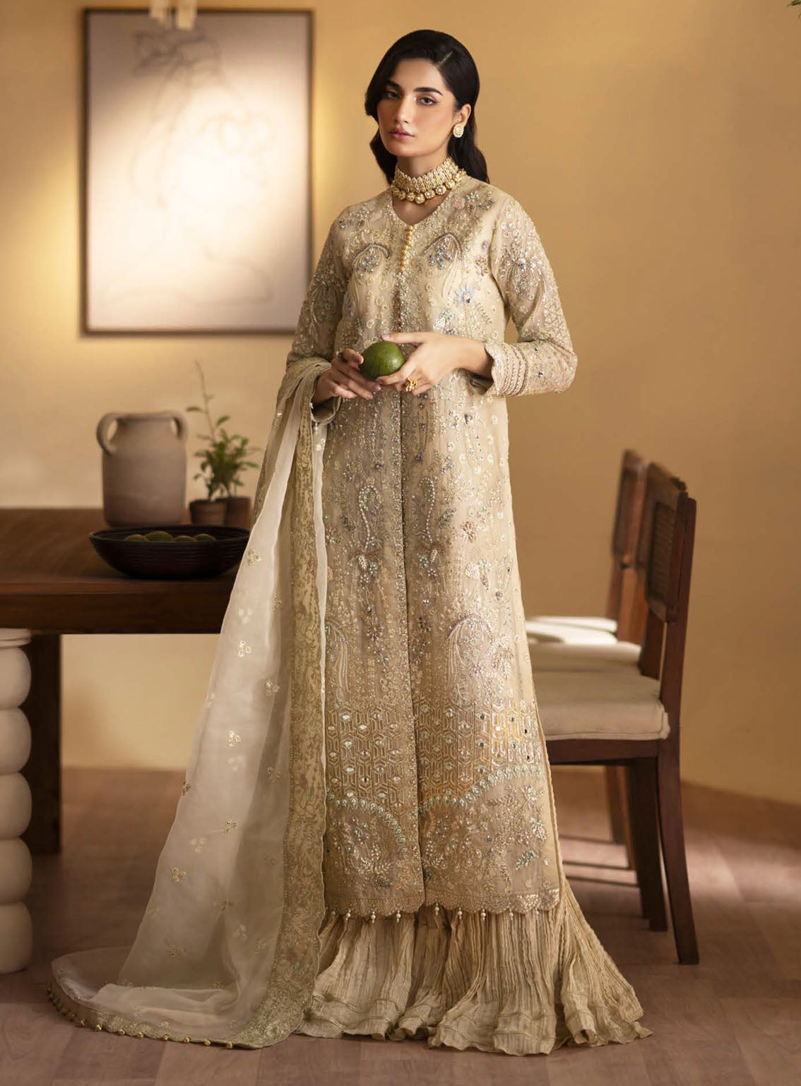 Romansiyyah By Emaan Adeel Embroidered Organza Suits Unstitched 3 Piece - EA24RF ZAFIA Romansiyyah By Emaan Adeel Embroidered Organza Suits Unstitched 3 Piece - EA24RF ZAFIA