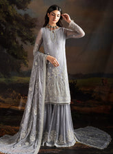 Rouge by Zarif Embroidered Chiffon Suits Unstitched 3 Piece - ZF24RF 03 ADELINE