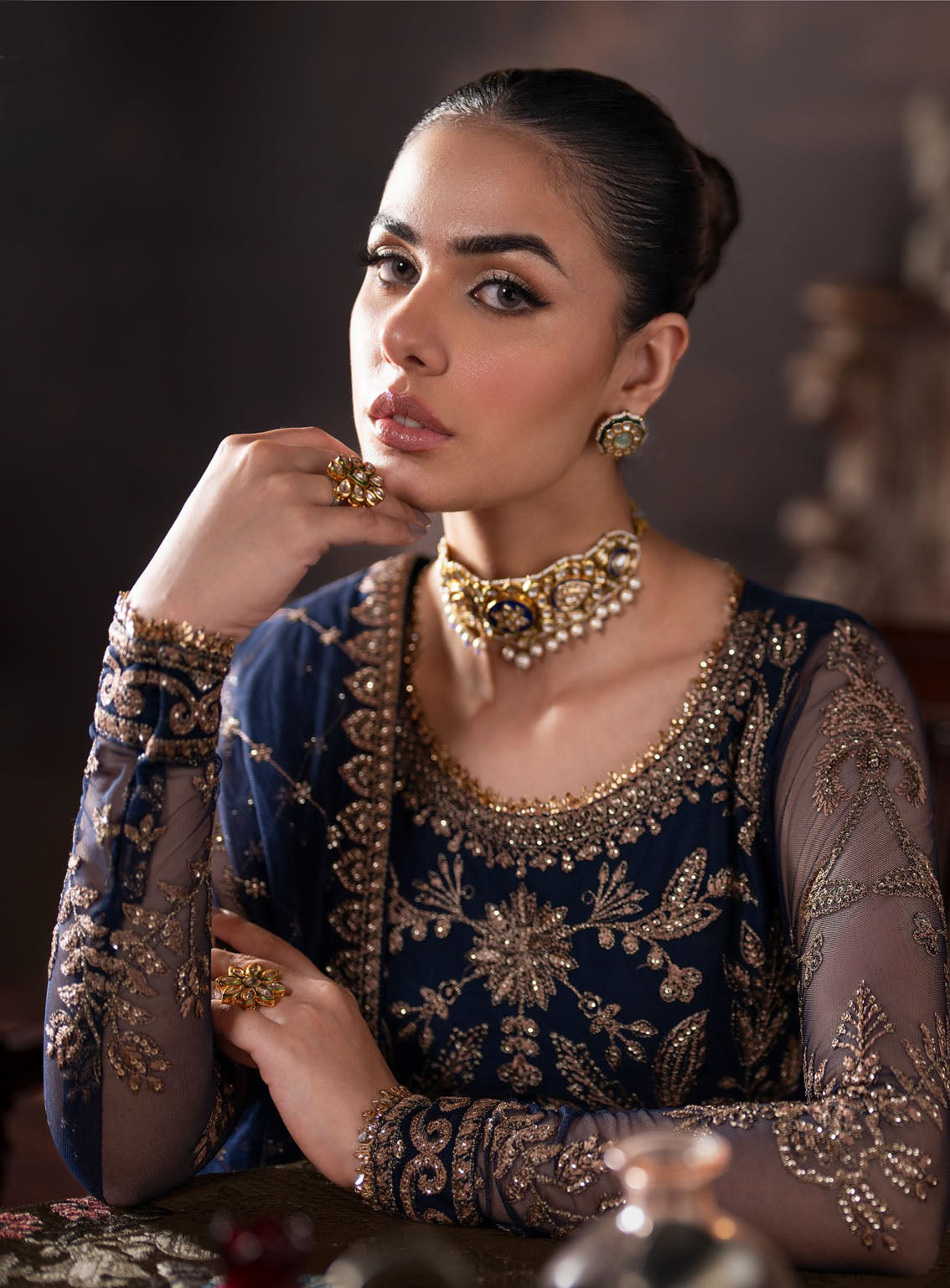 Rouge by Zarif Embroidered Net Suits Unstitched 3 Piece - ZF24RF 04 LAVINIA Rouge by Zarif Embroidered Net Suits Unstitched 3 Piece - ZF24RF 04 LAVINIA